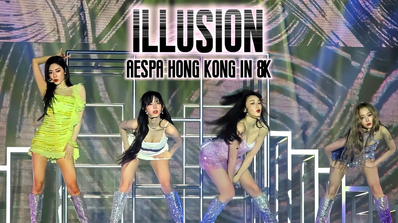 [8K]AESPA - IIIUSION 03/08/24 DAY ONE HONG KONG SYNK : PARALLEL LINE FANCAM 8K @aespa @SMTOWN
