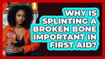 Why Is Splinting A Broken Bone Important In First Aid? - Your Emergency Planner