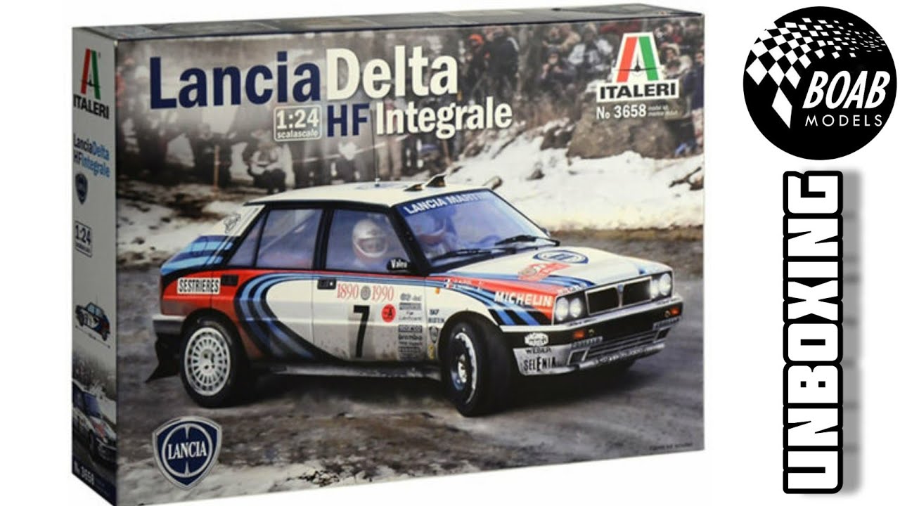 Italeri Lancia Delta HF Integrale 3658 1:24 Car Model Kit