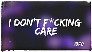 I Don't F*cking Care (idfc)Blackbear [S l o w e d Tiktok Vers.] Full Mix 🔊 Bass Boosted ( Edit) Resimi