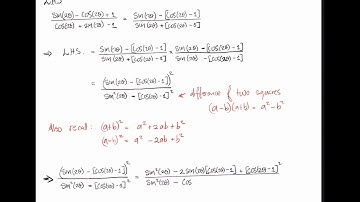 CAPE MATH UNIT 1: Trigonometric Proof