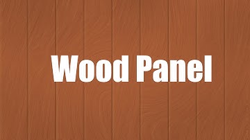 How to make a Wood Panel texure