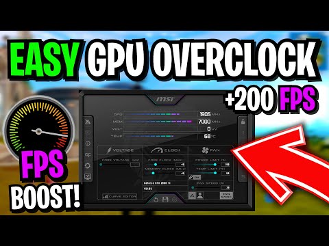 Faça o overclock da GPU para melhorar o FSP de jogos