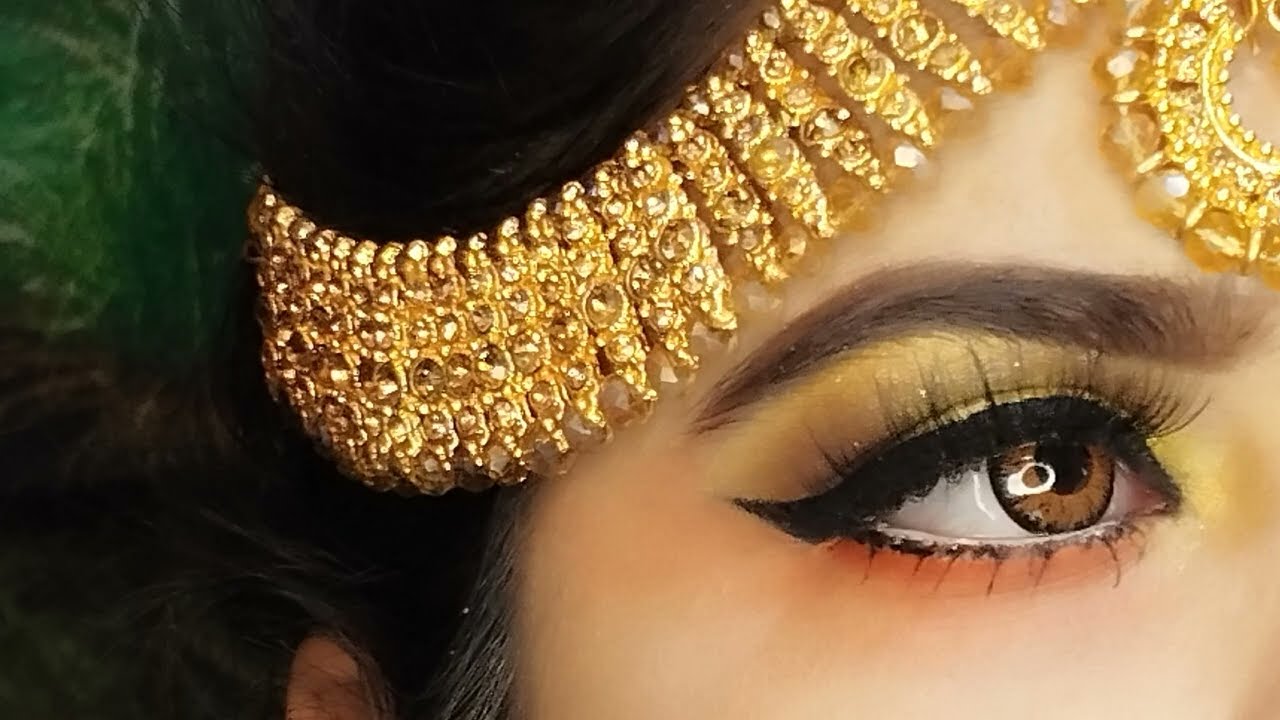INDIAN GOLD EYES MAKEUP TUTORIAL FOR BEGINNERS YouTube