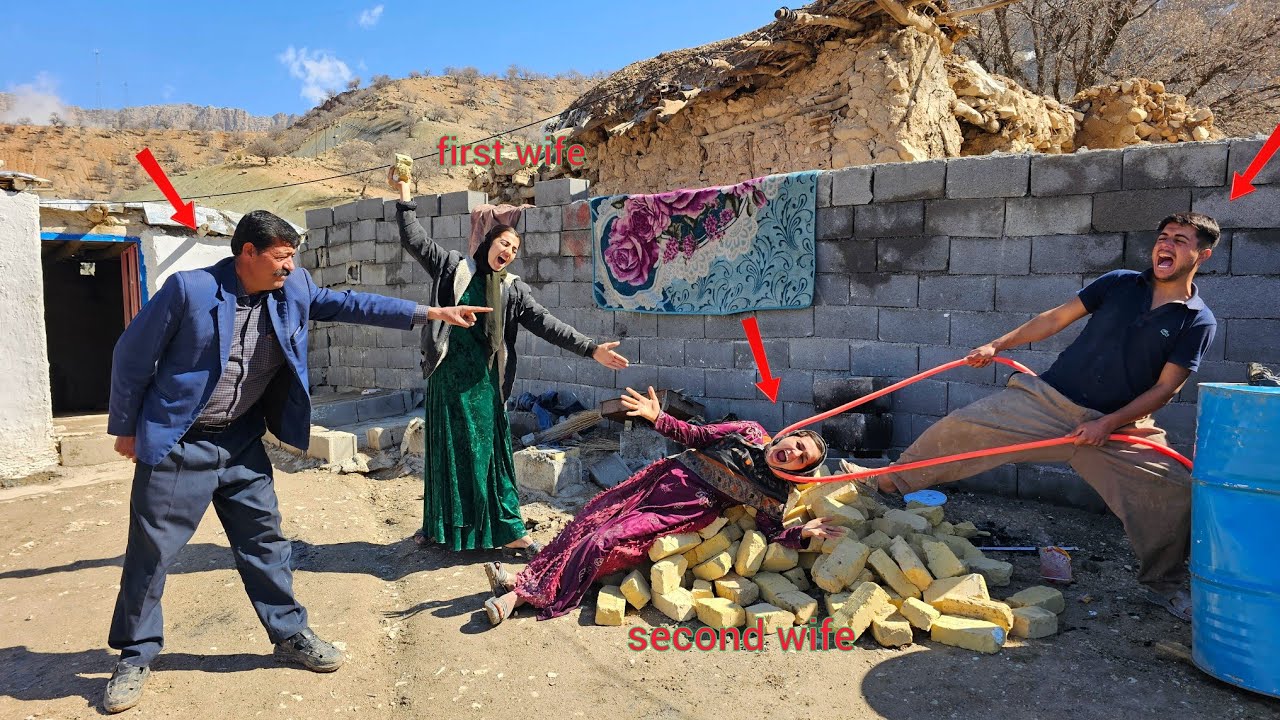 Love and Jealousy: Husband's Anger at Second Wife's Attacks on First Wife - Father's Reaction