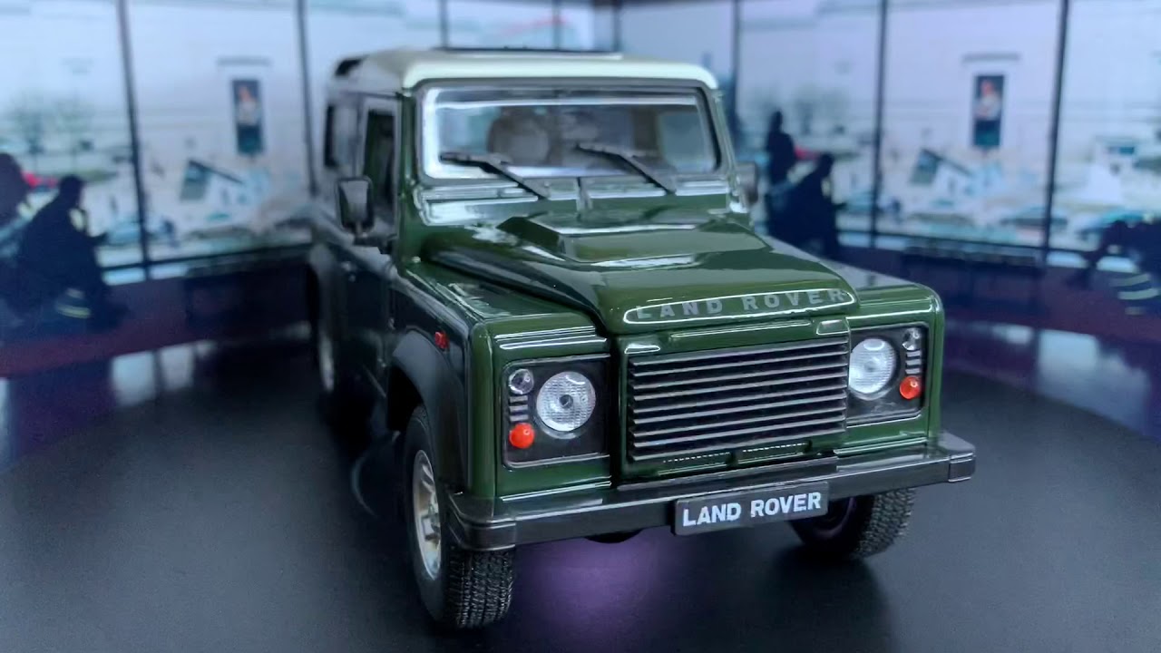 Review Land Rover Defender Diecast Scale 1/24 - YouTube