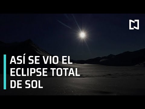 Imágenes del eclipse total de sol 2021 en la Antártida - Al Aire con Paola