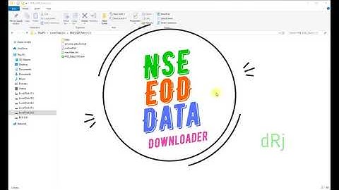 NSE EOD Data Downloader