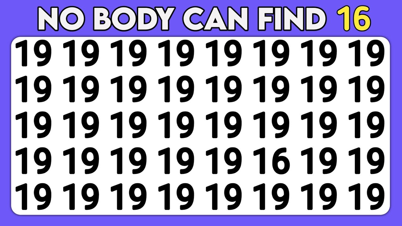 Find the Odd One Out - Number and Letter Edition | Spot the Odd One Out