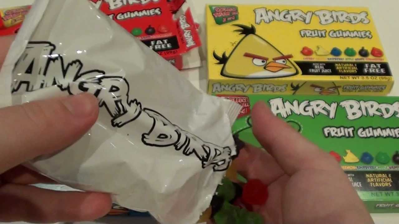 Angry Birds Fruit Gummies グミ YouTube