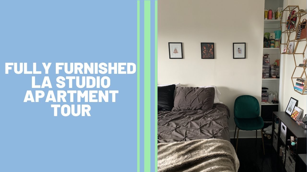 Furnished LA Studio Apartment Tour YouTube