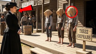 Lonely Widow Bought Three Orphans With Sacks on Their Heads, Then Took Them When One Spoke Her Name