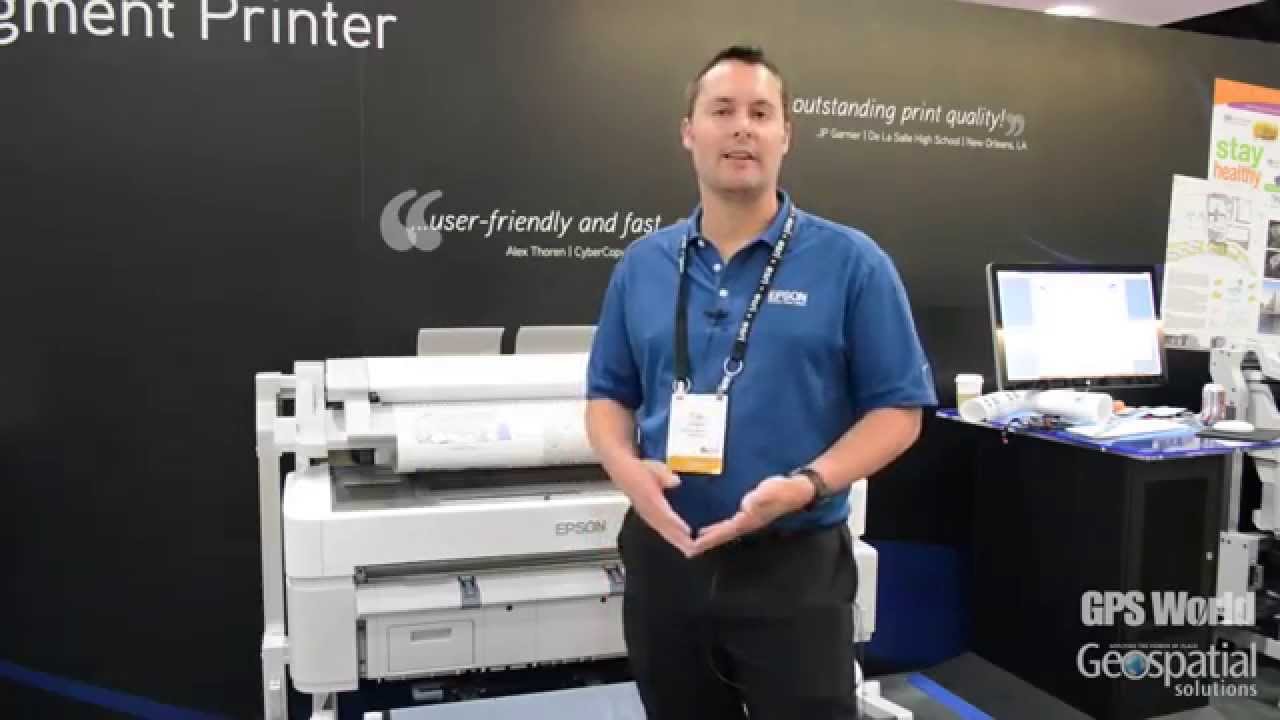 Esri UC: Epson Demos SureColor T-Series Printers