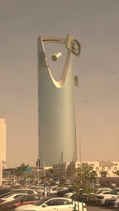 Riyadh Tower freezes in summer - #3dart  #blender3d   #3danimation  #cgi #shorts #riyadh