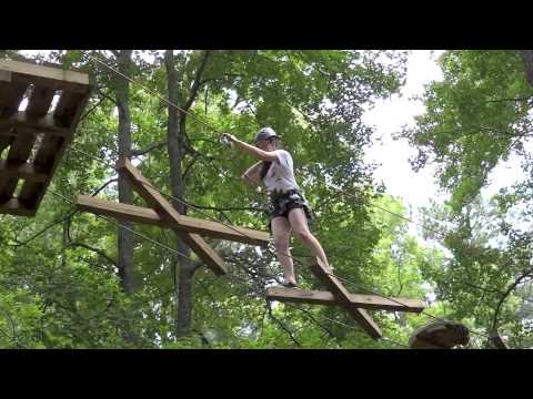 Zip Lining At Callaway Gardens Georgia Youtube