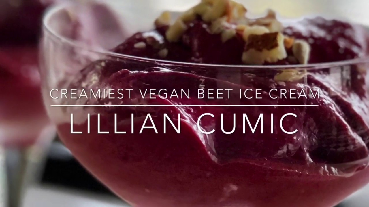 Creamiest Vegan Beet Ice Cream 赤ビーツのビーガンアイス