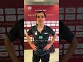 Hugo Calderano é semifinalista do Mundial de Tênis de Mesa em Doha