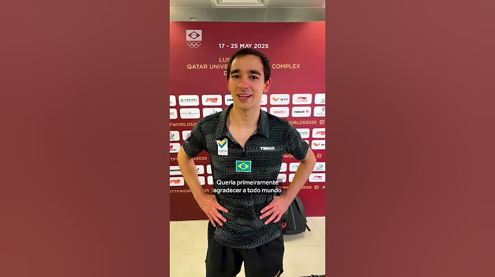 Hugo Calderano é semifinalista do Mundial de Tênis de Mesa em Doha