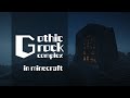 Gothic rock complex in Minecraft! | Готические катакомбы в скале в Майнкрафт! | Time-lapse building