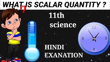 WHAT IS SCALAR QUANTITY ? HINDI || PHYSICS || 11th Science || Smart edu teria || #shorts