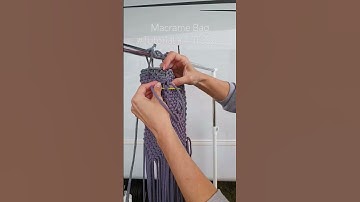 Macrame Bag #Tutorial YouTube TruSzu / Boho Bag / Makrama torebka DIY