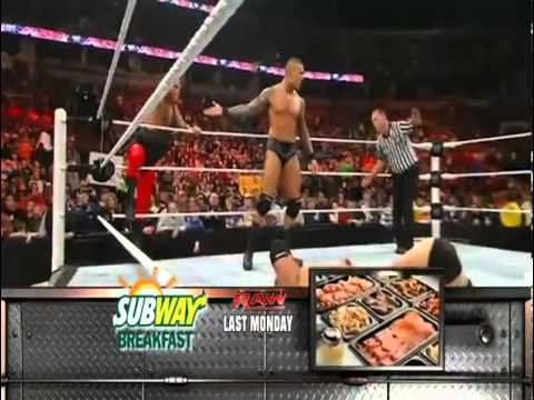 WWE Raw 17 1 11 WWE Slam Of The Week Presented By Subway