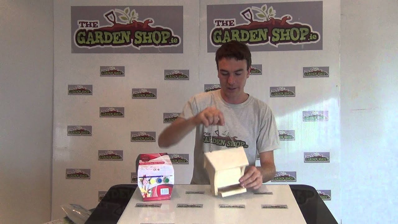 Paint Your Own Hanging Bird Feeder