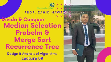 Median Selection Problem  Urdu / Hindi | Lecture 9