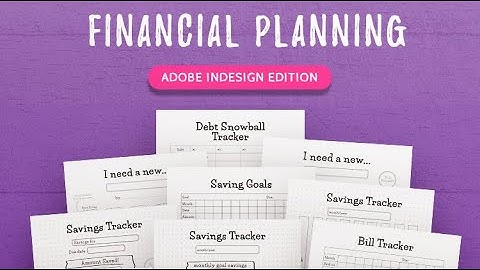 Financial Planning InDesign Template Promo Video
