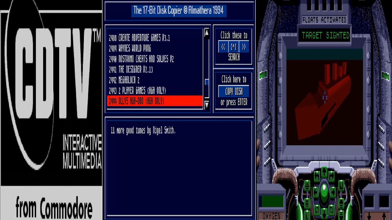 AMIGA CDTV 17BIT 17 Bit Vol 4 Phase Four ATTRACT MODE 1994 Almathera ...