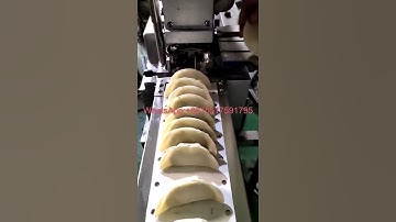 semi automatic japanese style dumpling making gyoza wrapping machine