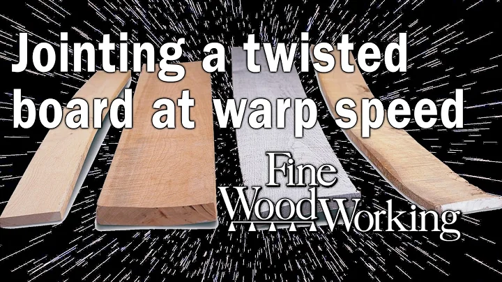 Jointing a twisted board at warp speed - with Bob Van Dyke