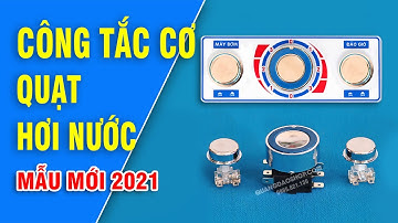 Bộ công tắc quạt hơi nước -  Mẫu mới 2021 | Tặng đề can  + giắc cos | LQD shop