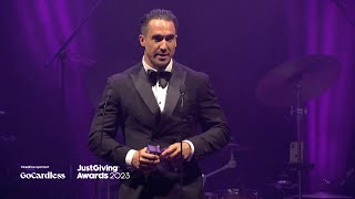 Josh Patterson Wins The Special Recognition Award | 2023 GoCardless JustGiving Awards