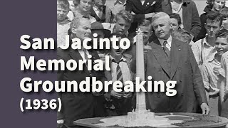 San Jacinto Monument Groundbreaking | Segment from The Orris D. Brown Collection, no. 2 (1936)