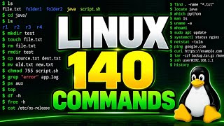 Linux command (140+) @developerakhil #oneshotrevision #oneshot 