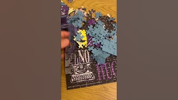 Destroyed jigsaw puzzle|oddly satisfying|#shorts #satisfying #puzzle #wednesday