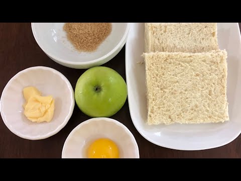 How to make apple pie with sandwich bread • Crispy Apple Pie Recipe