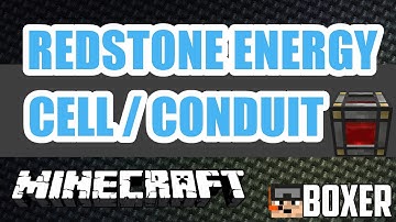 Redstone Energy Cell / Conduit : Thermal Expansion : Feed The Beast - Tutorial w/ BoxerGaming