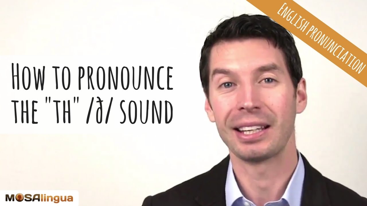 Comment prononcer en anglais le son th    American English Pronunciation