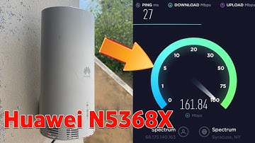 Huawei N5368X CPE Router Speed Test