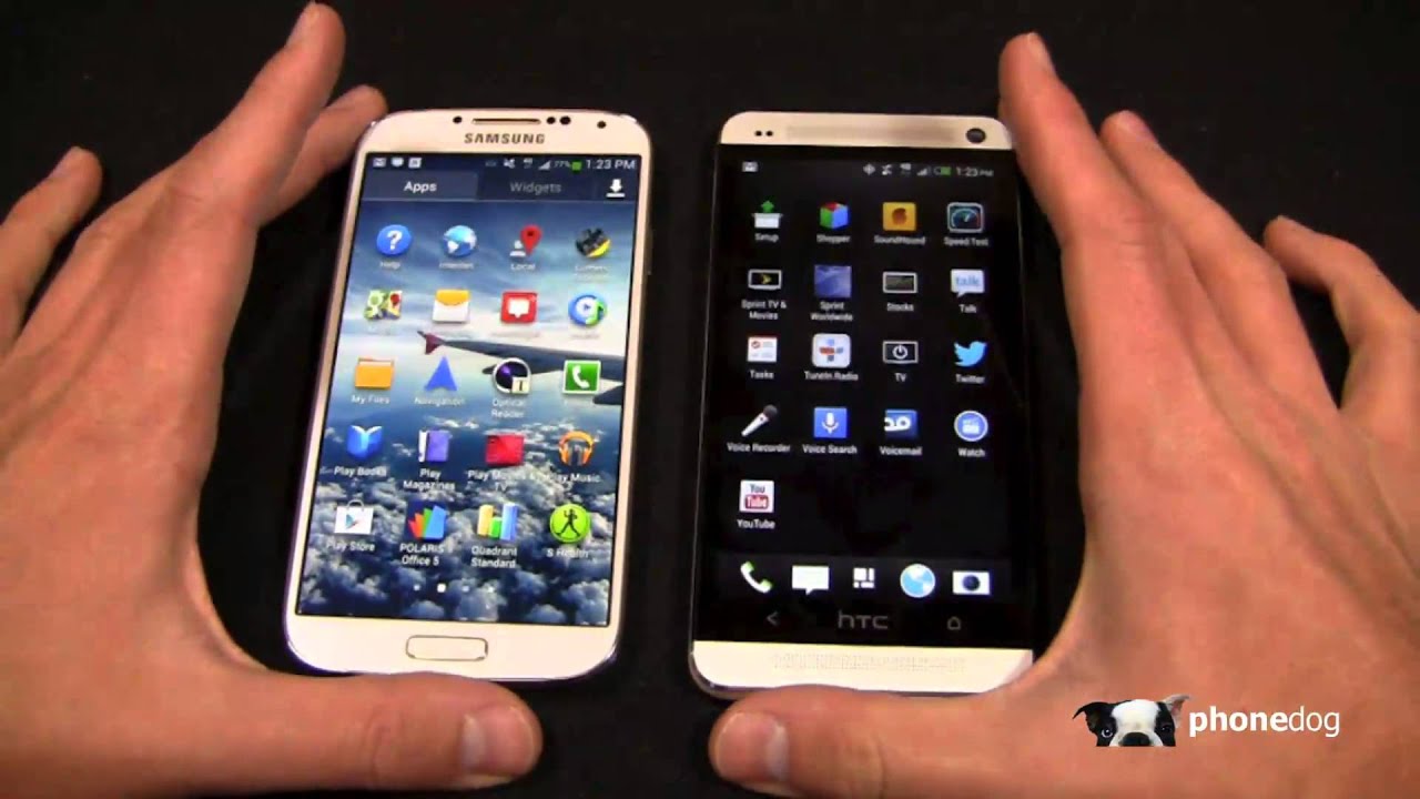 Samsung Galaxy S 4 vs. HTC One Dogfight Part 1