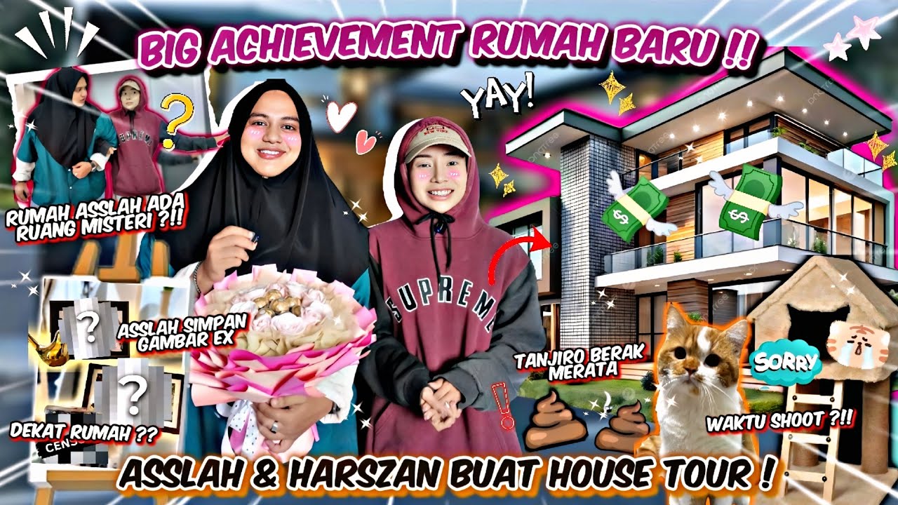 ASSLAH BELI RUMAH BARU?! HOUSE TOUR BERSAMA HARSZAN !! KISAH SERAM DALAM RUMAH SENDIRI