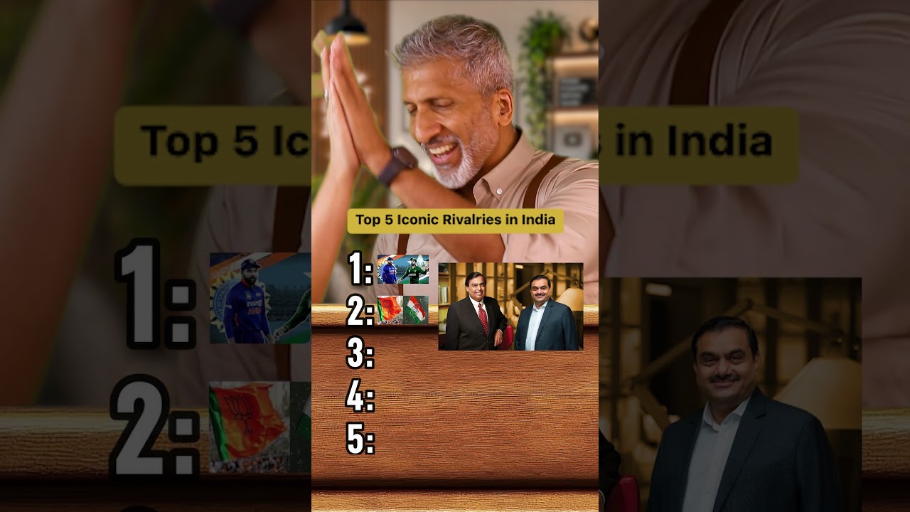 Top 5 Iconic Rivalries in India #shorts #top5
