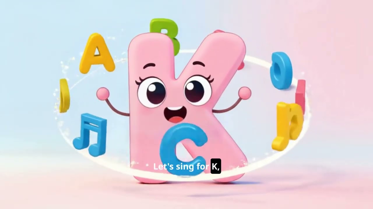 Sing the Letter K with a Cute Kangaroo!