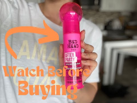 Demonstrating - Bed Head TIGI After Party Smoothing Cream