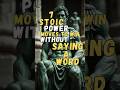 🔥7 Stoic Power Moves to Win Without Saying a Word#levelupyourlife #stoicism #lifelessons #motivation