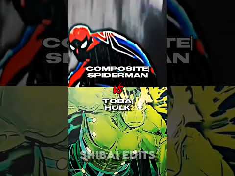 COMPOSITE SPIDERMAN VS CARACTERS ESPECIAL DE 40 INSCRITOS #shorts #anime #edit #marvel #dc