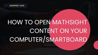 Tutorial on How to open Mathsight Book content on your Computer/Smartboard with Linux OS.