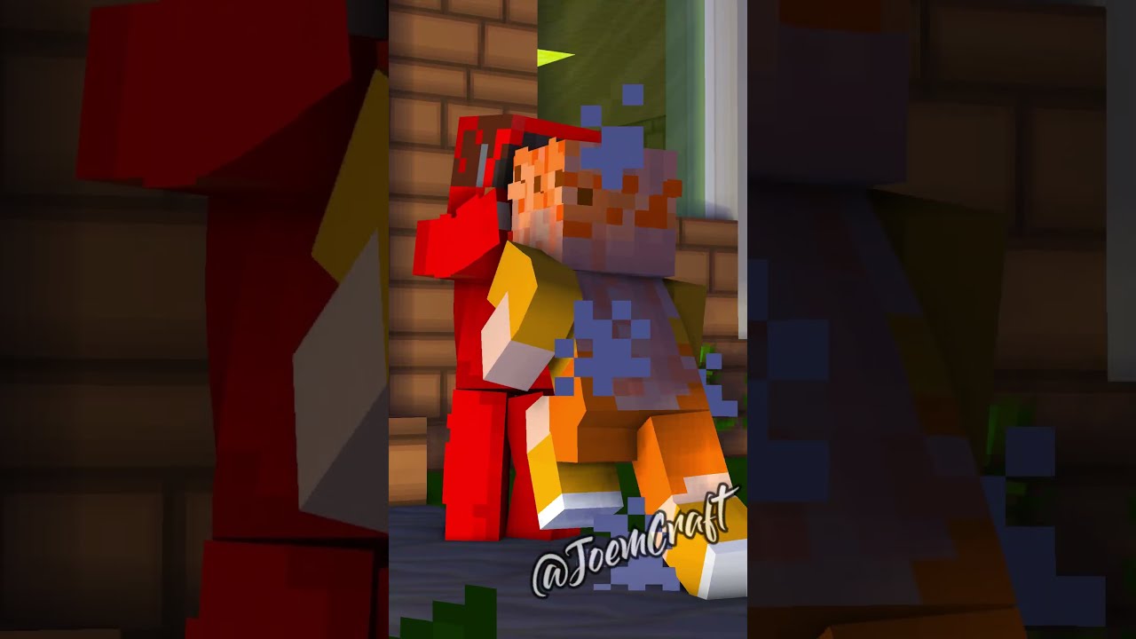 CASH YOU NEED A HUG Mia Shortvideo Shorts Minecraftvideos Minecraftanimation Minecraftshorts